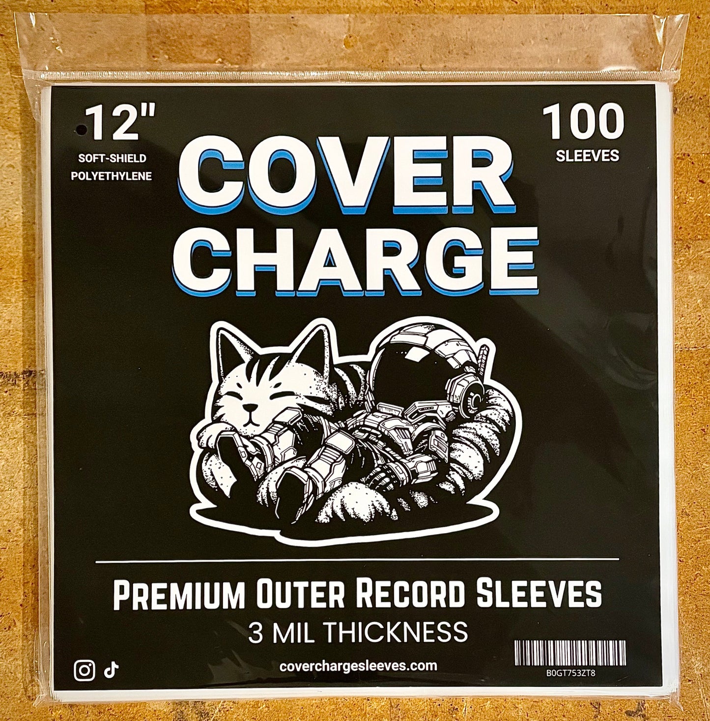 100 Soft Shield LP Outer Sleeves 3 Mil. Vinyl Record Album Covers