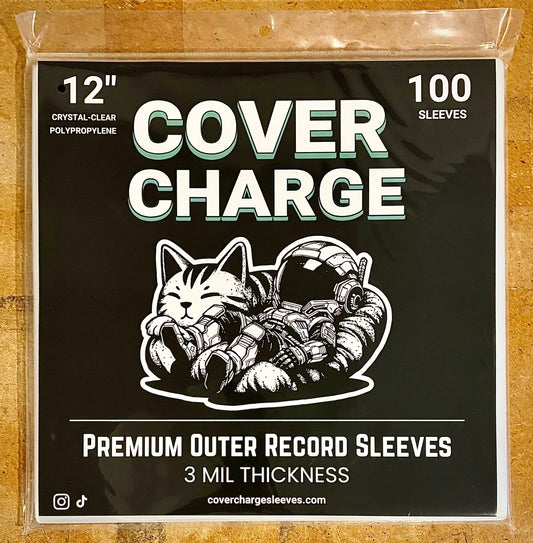 100 Crystal Clear Plastic LP Outer Sleeves 3 Mil. Vinyl Record Album Covers