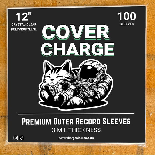 100 Clear Plastic LP Outer Sleeves 3 Mil. Vinyl Record Album Covers